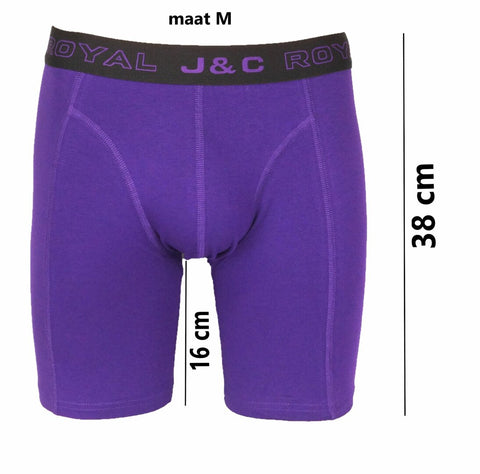 J&C Luxe heren boxershort met lange pijpen