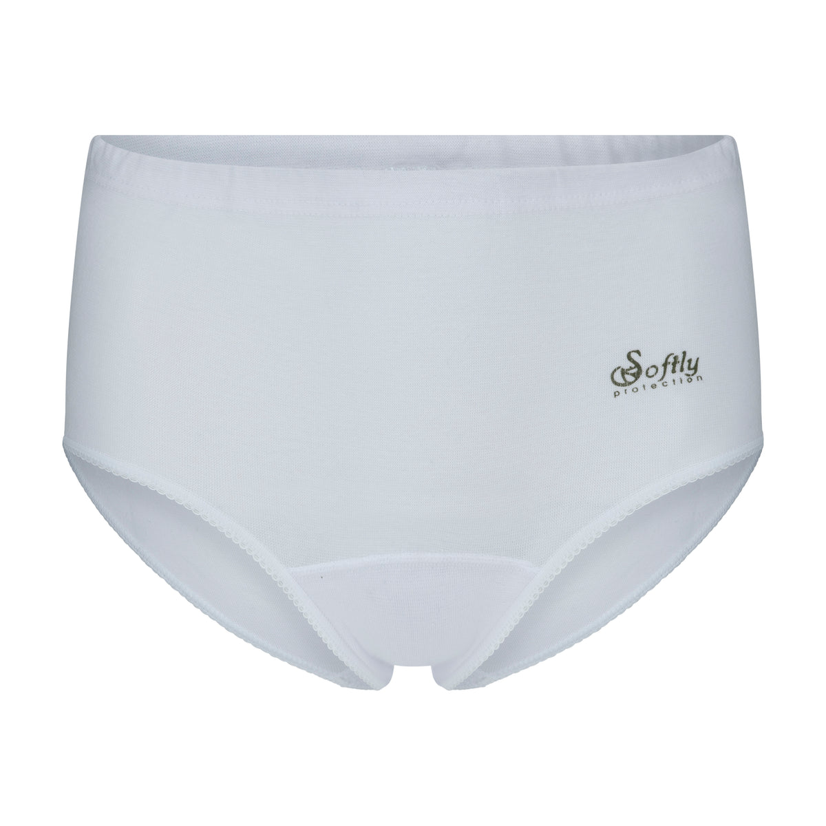 Witte tailleslip Julia met badstof kruisje van Beeren