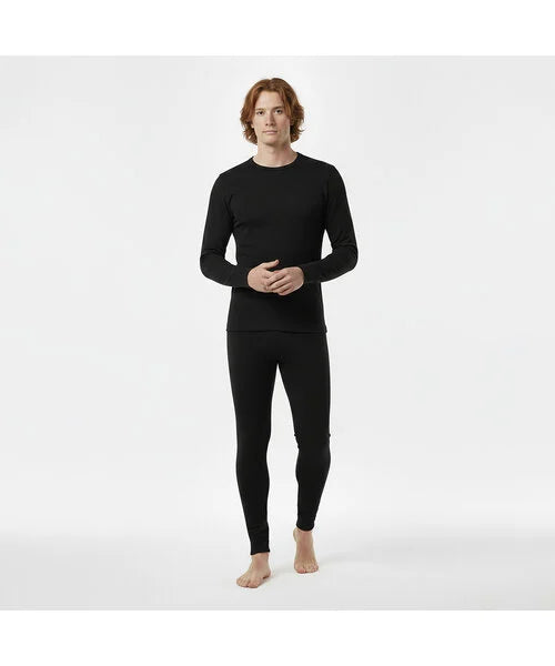 Thermoset Merino wol Heren Zwart