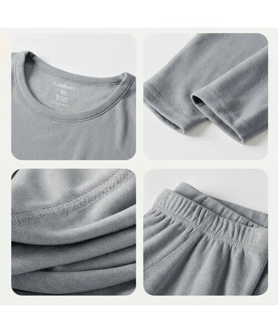 Thermoset Merino wol Heren Zwart