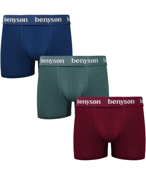 BENYSØN® Heren Bamboe Boxershorts 3-Pack BENY-7011