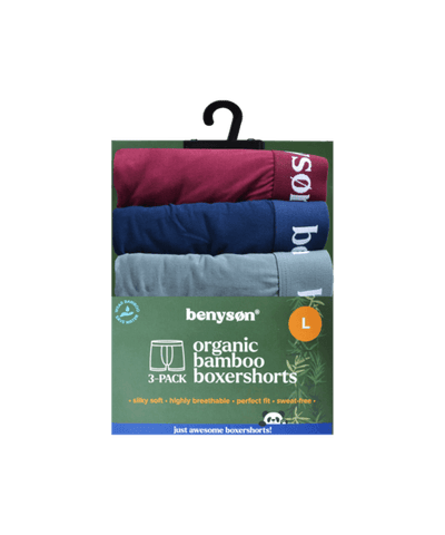 BENYSØN® Heren Bamboe Boxershorts 3-Pack BENY-7011