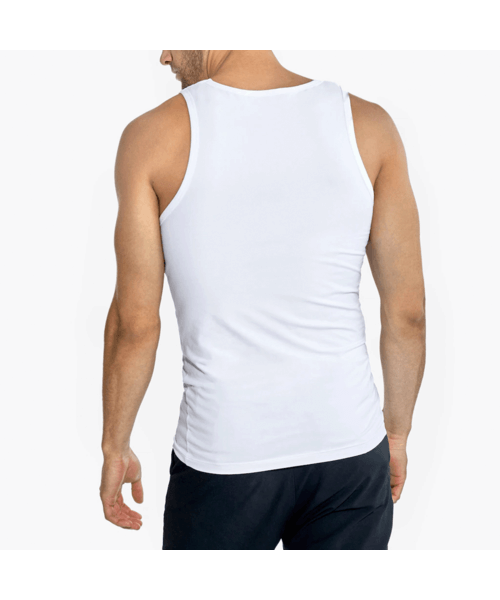achterkant wit tanktop heren onderhemd grandman stoer